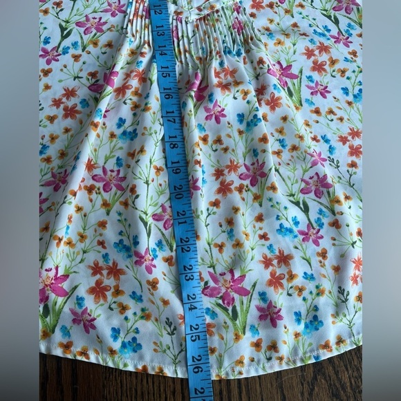 GAP WOMENS LONG SLEEVE FLORAL BLOUSE SIZE S - Picture 5 of 7